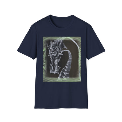 Dragon Skull T-Shirt — Gothic Fantasy Dragon Art Tee