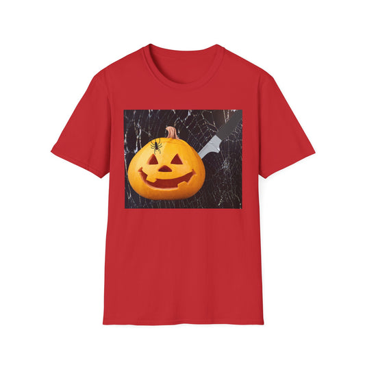 Halloween Pumpkin Horror T-Shirt, Unisex Tee, Spooky Shirt, Fall Fashion, Halloween Costume, October Celebration Gear