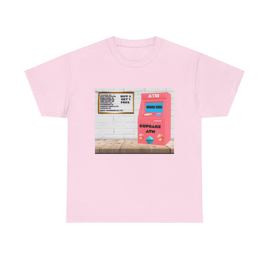 Cupcake ATM Tee Shirt 
Unisex Cotton