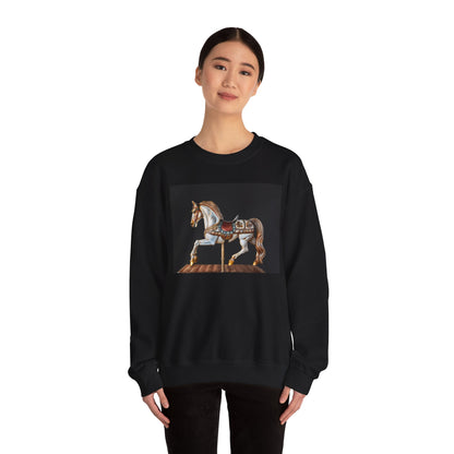 Vintage Carousel Horse Crewneck Sweatshirt, Cozy Sweatshirt, Equestrian Gift, Animal Art Sweatshirt, Unique Fall Apparel, Celebration [...]