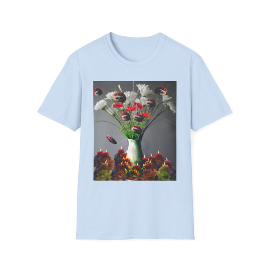 Skeleton Pumpkin Bouquet T-Shirt