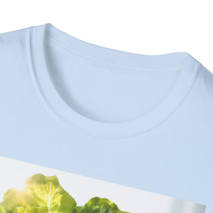 Cute T-Shirt with Sad Salad Face Design