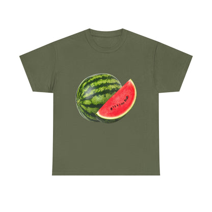 Summer Vibes Watermelon Tee, Fun Summer Shirt, Unisex Graphic T-Shirt, Cute Gift for Fruit Lovers, Casual Everyday Top