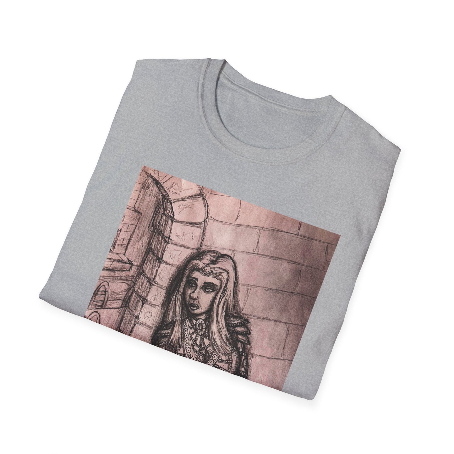 Fantasy Elf Warrior Unisex Softstyle T-Shirt