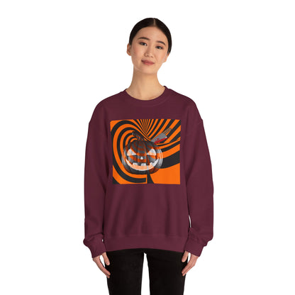 Halloween Pumpkin Crewneck Sweatshirt