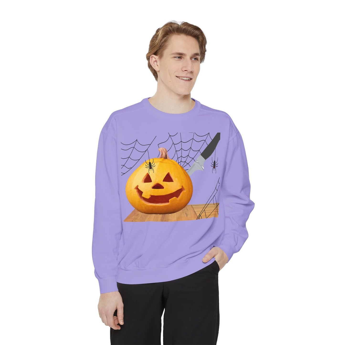 Spooky Pumpkin Sweatshirt, Halloween Apparel, Fall Fashion, Cozy Unisex Crewneck, Pumpkin Decor, Family Friendly Halloween