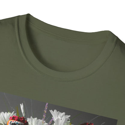 Skeleton Pumpkin Bouquet T-Shirt