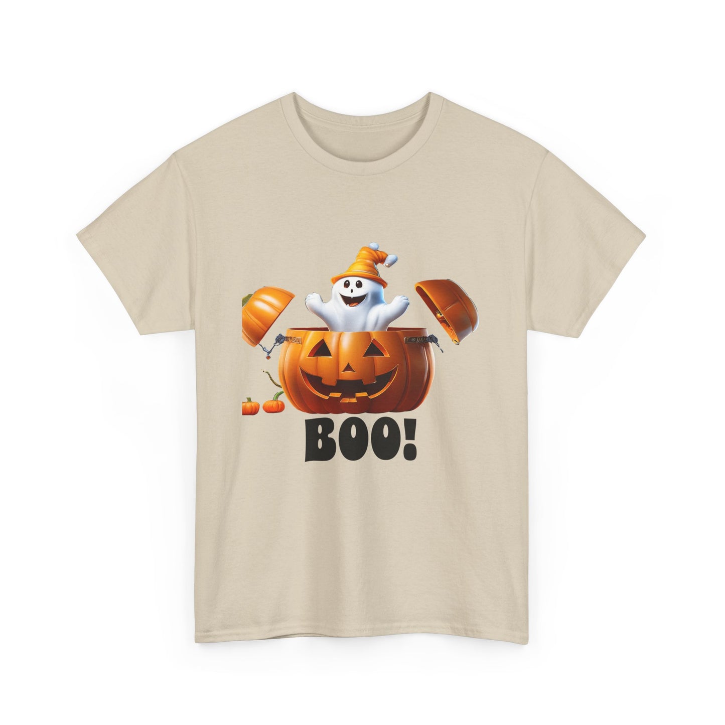 Halloween Jack-in-the-Box, unisex cotton tee