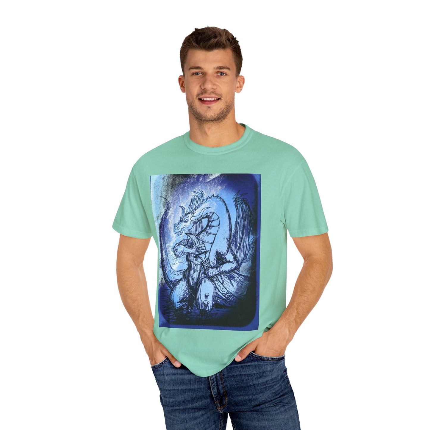 Dragon Artwork Unisex T-Shirt - Vibrant, Unique Design for Fantasy Lovers