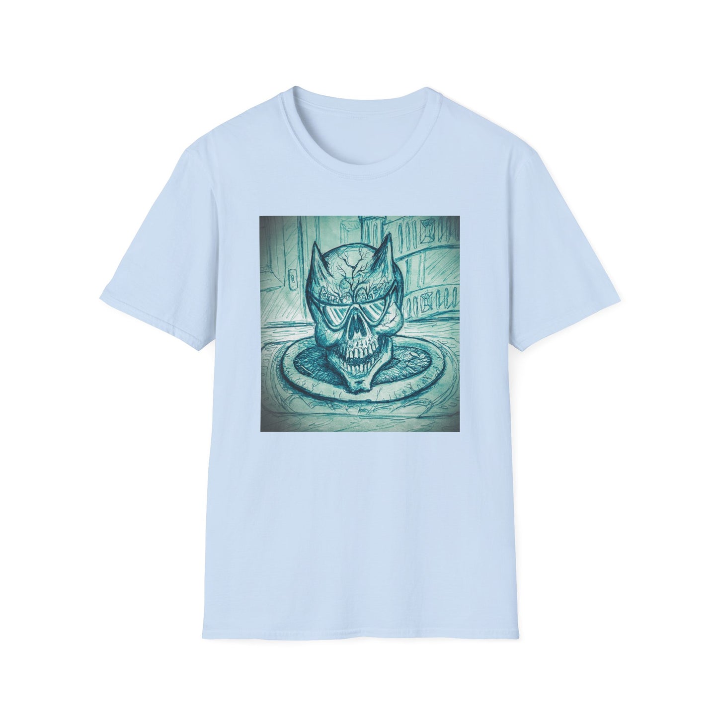 Gothic Skull Green Vignette design Graphic T-Shirt, Unisex Softstyle Tee, Edgy Artwork Tee, Alternative Fashion Shirt, Cool Casual Wear, Perfect Gift for [...]