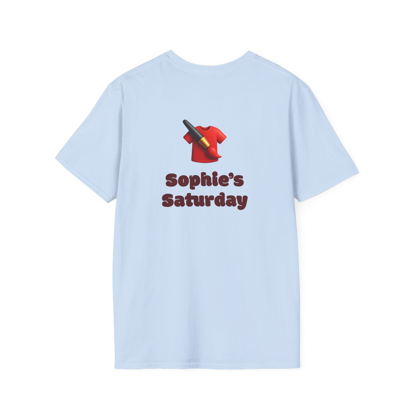 Sophie’s Saturday Floral Abstract T-Shirt — Red Rose Graphic Tee