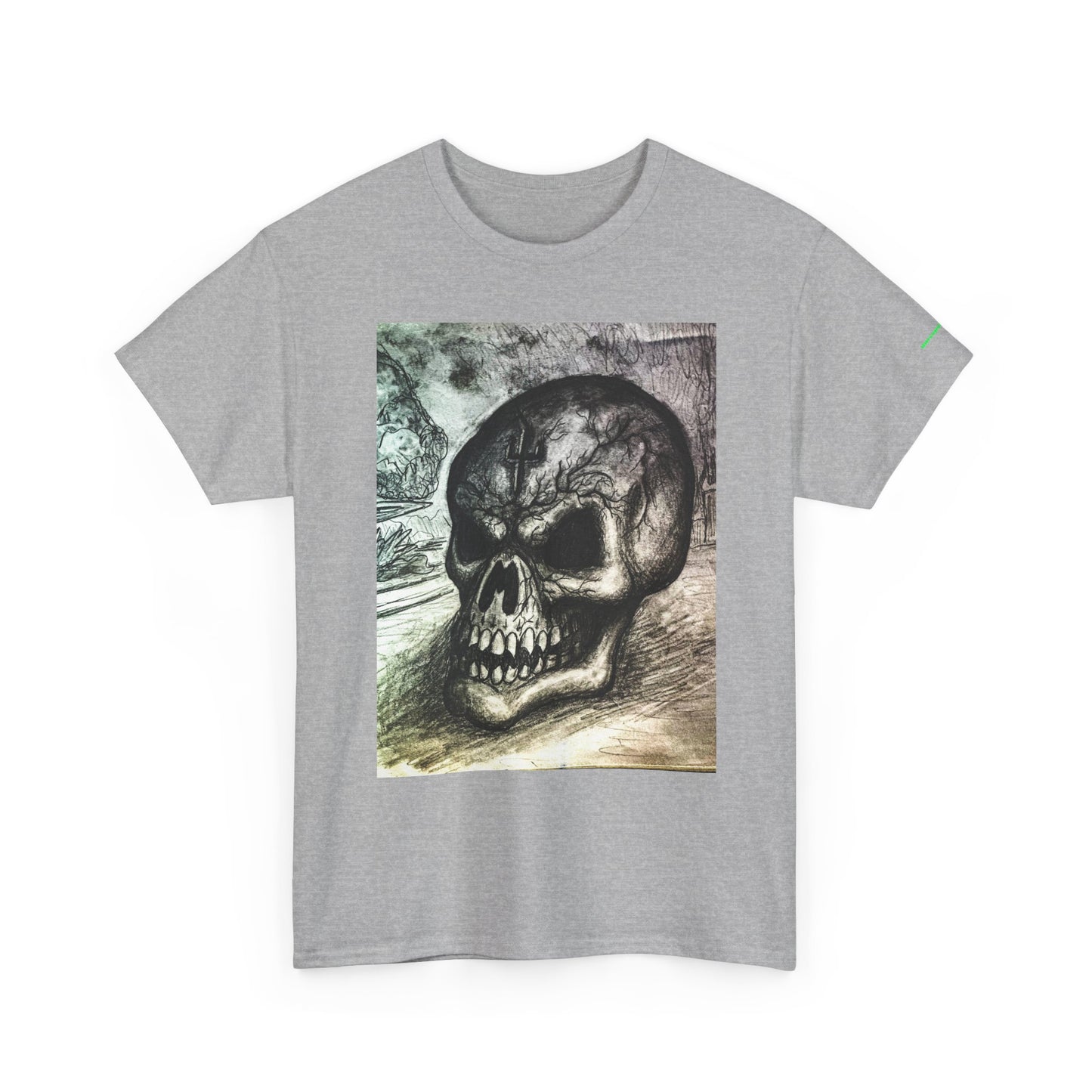 Skull Graphic Unisex Heavy Cotton Tee