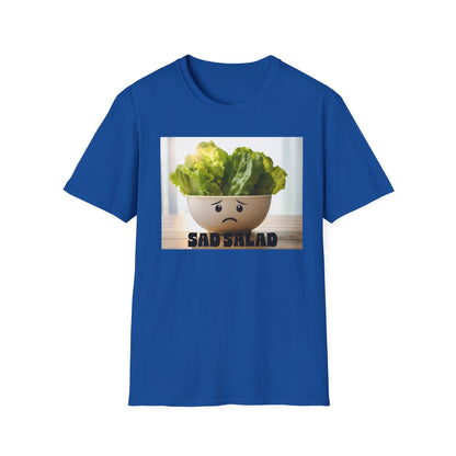 Cute T-Shirt with Sad Salad Face Design