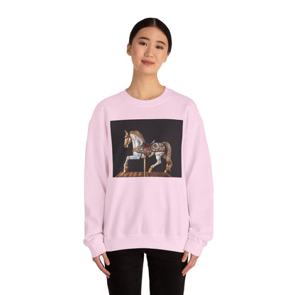 Vintage Carousel Horse Crewneck Sweatshirt, Cozy Sweatshirt, Equestrian Gift, Animal Art Sweatshirt, Unique Fall Apparel, Celebration [...]