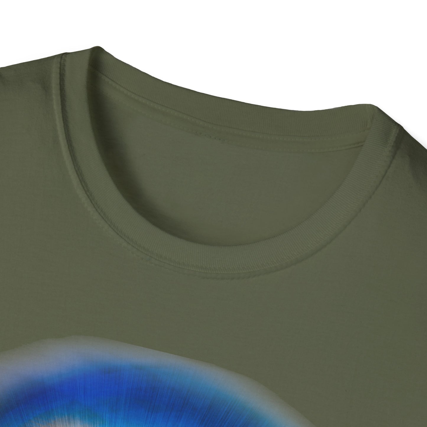 Eerie Triple Skull Circle Unisex T-Shirt - Hand Drawn Design by Chris Cleveland