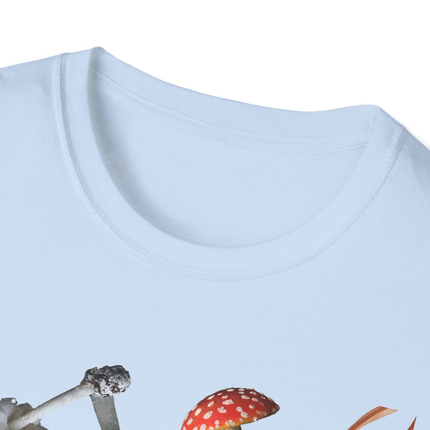 Funny Mushrooms Unisex T-Shirt - Falling from the Sky Pumpkinheads