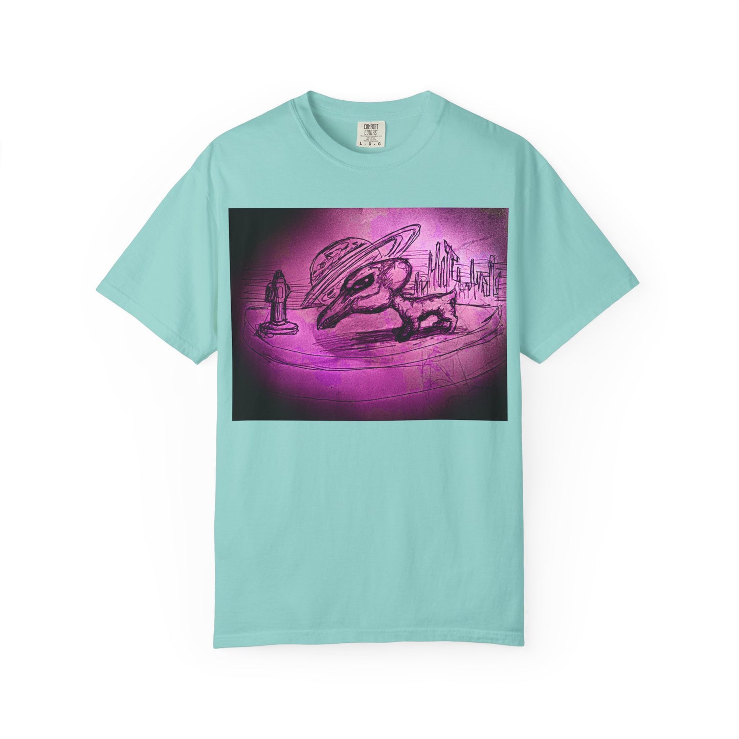 Alien Adventure Unisex T-Shirt - Garment-Dyed Graphic Tee