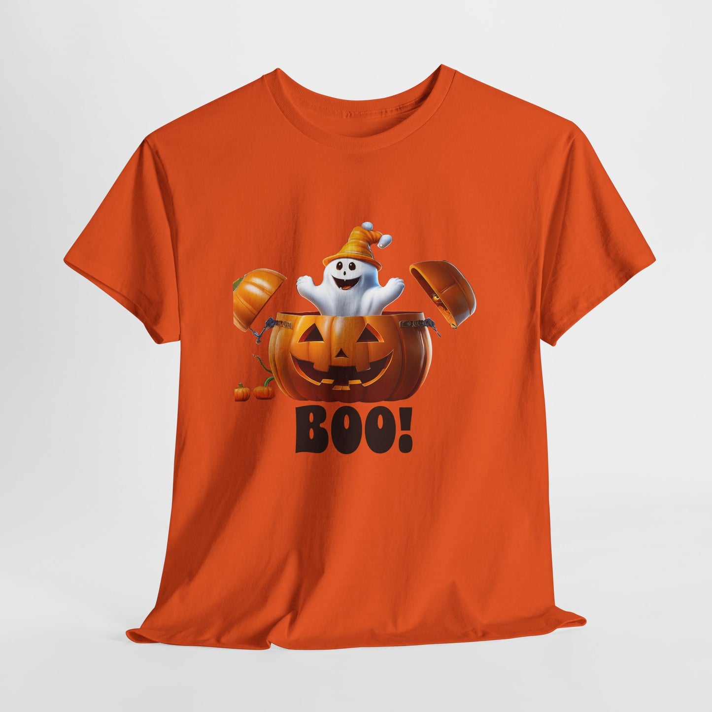 Halloween Jack-in-the-Box, unisex cotton tee