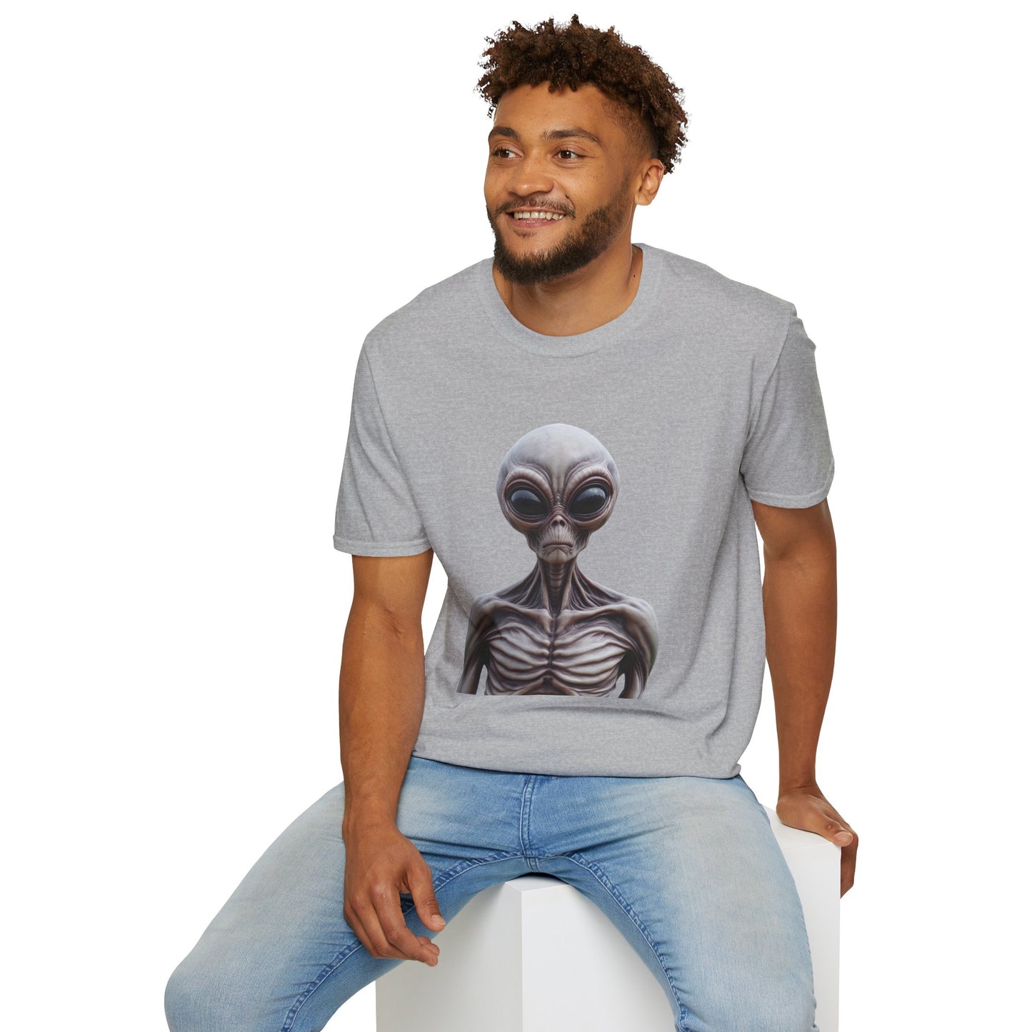 Alien Graphic Unisex T-Shirt | Casual Wear, Gift for Sci-Fi Fans, Birthday Surprise, Unique Statement T-Shirt