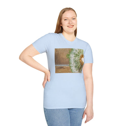 Boho Floral T-Shirt, Softstyle Unisex Tee, Casual Wear, Nature Lover Gift, Summer Outfit, Art Inspired Clothing