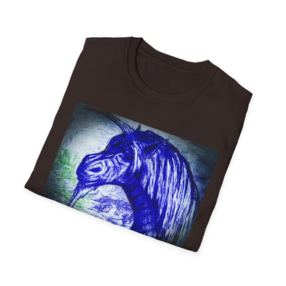 Magical Unicorn T-Shirt, Unisex Softstyle Tee, Perfect Gift for Animal Lovers, Birthday Present, Dreamy Casual Wear, Unique Graphic Tee