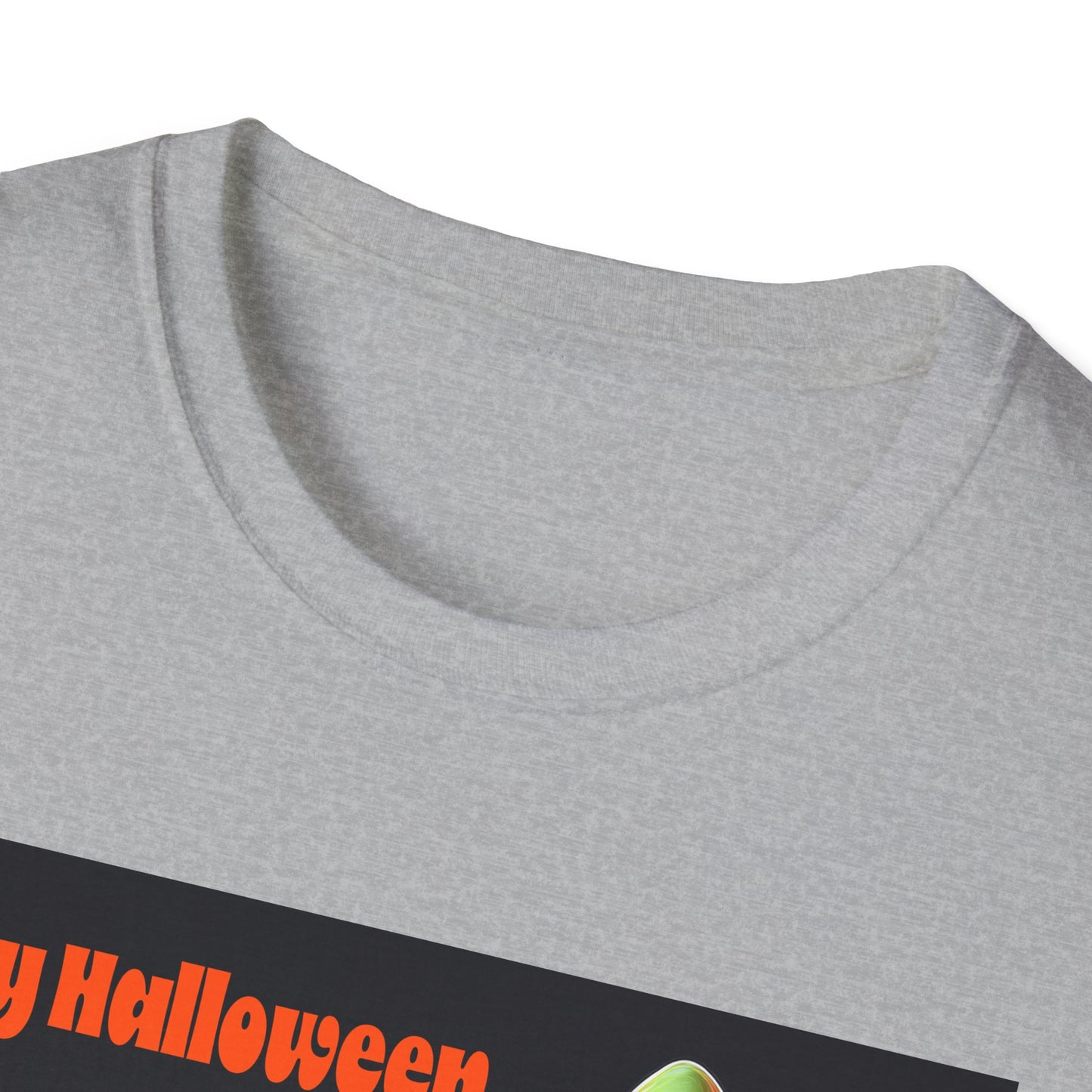 Halloween Ghost with wagon t-Shirt, trick or treating  Funny Halloween Tee, Unisex Casual Shirt, Cute Halloween Costume, Spooky Holiday Apparel