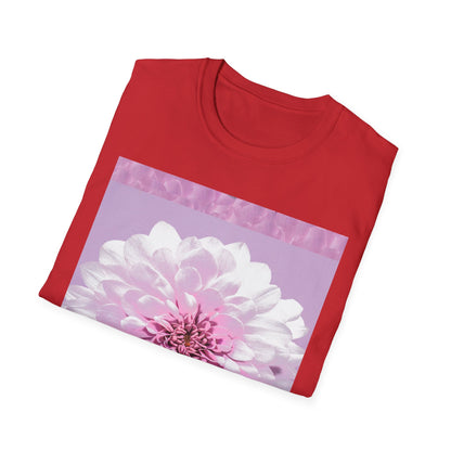 Pale Pink Flowers Abstract Unisex T-Shirt