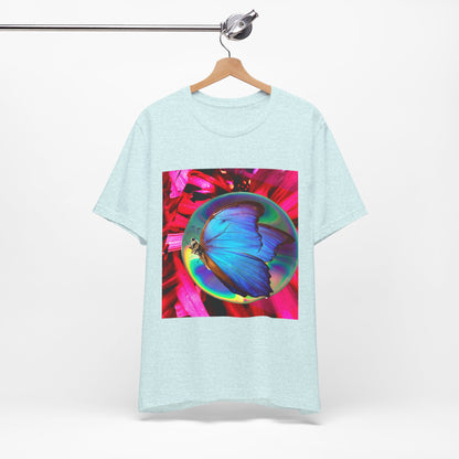 Colorful Butterfly Graphic Tee, Butterfly Shirt, Unisex T-Shirt, Nature Lover Gift, Casual Summer Wear, Vibrant Art Tee