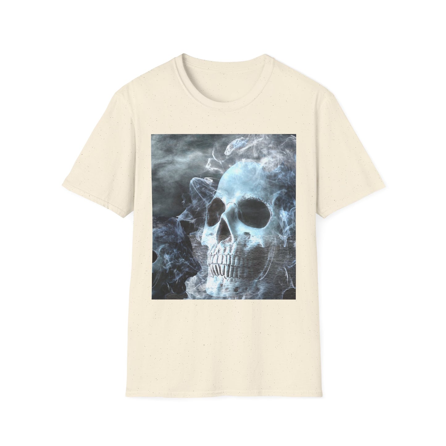 Eerie Skull Graphic T-Shirt for Dark Aesthetic Lovers, Unisex Casual Wear, Halloween Tee, Alternative Fashion