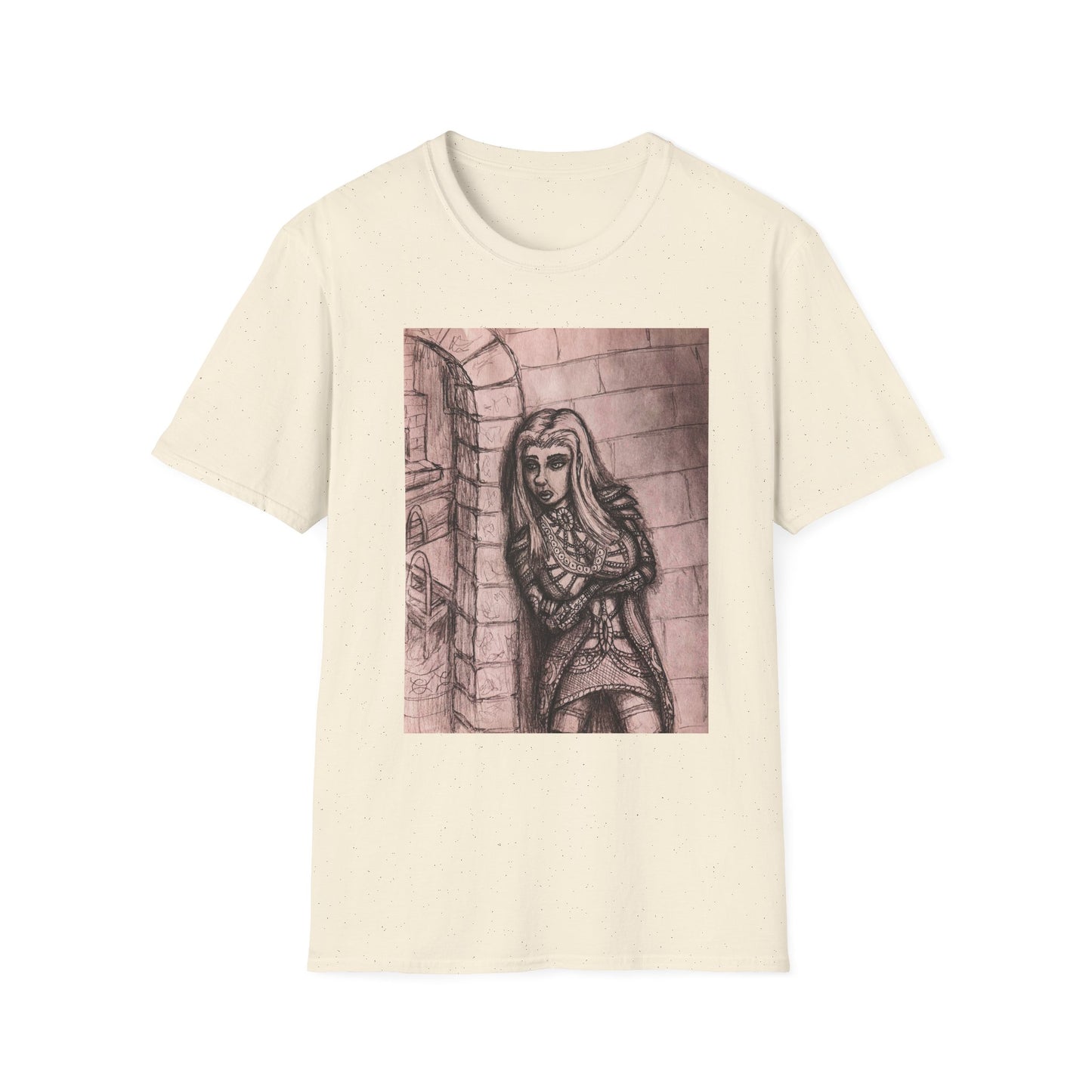 Fantasy Elf Warrior Unisex Softstyle T-Shirt