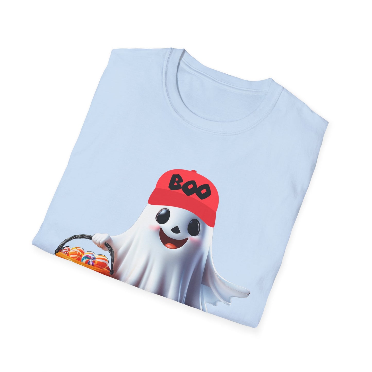 Fun Halloween Ghost T-Shirt, Boo Ghost Tee, Unisex Halloween Shirt, Cute Ghost Costume Top, Spooky Season Apparel
