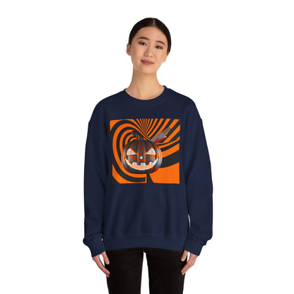 Halloween Pumpkin Crewneck Sweatshirt