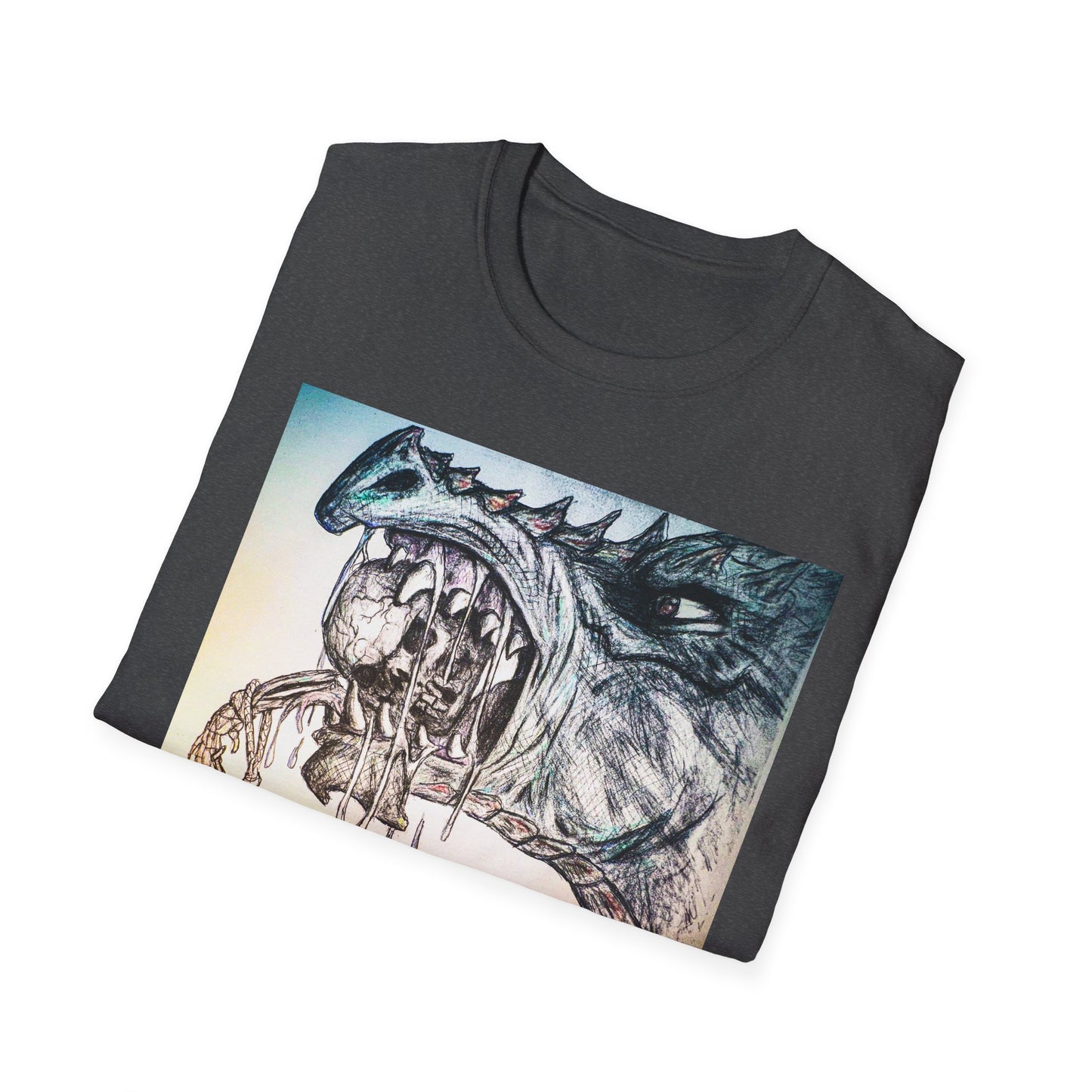 Graphic Dragon Art Unisex T-Shirt, Unique Gift for Ocean Lovers, Summer Vibes, Casual Wear, Perfect for Beach Days, Art Parties