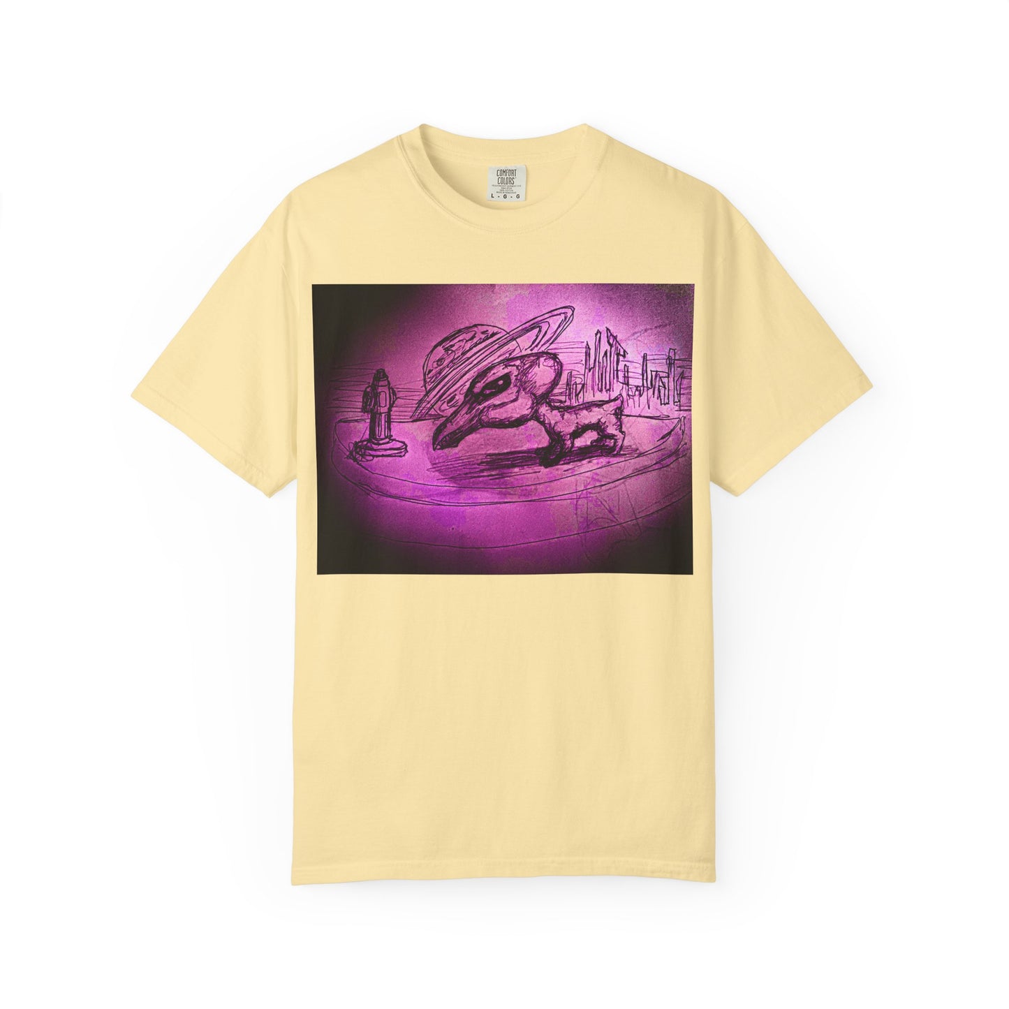Alien Adventure Unisex T-Shirt - Garment-Dyed Graphic Tee