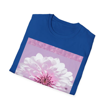 Pale Pink Flowers Abstract Unisex T-Shirt