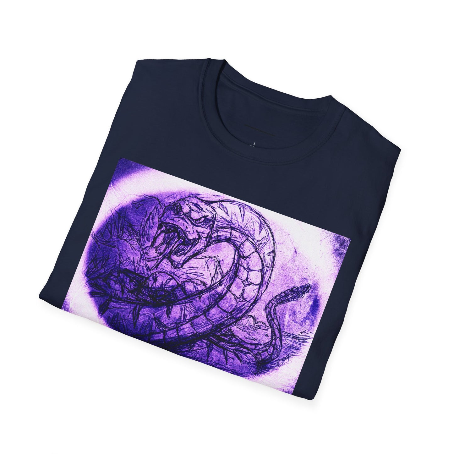 Purple Serpent Graphic Unisex T-Shirt