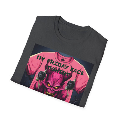 Demon Face Unisex T-Shirt - Friday Face Graphic Tee