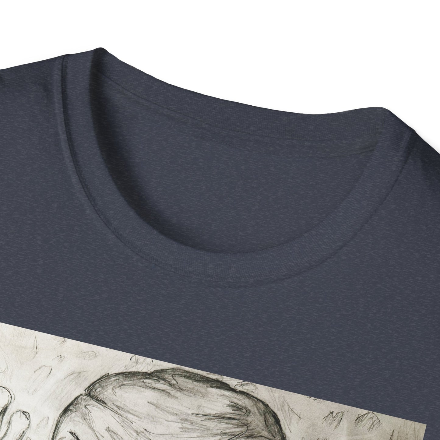 Grim Reaper Graphic Tee | Unisex Softstyle T-Shirt, Halloween Apparel, Edgy Fashion, Unique Gift, Gothic Style, Casual Wear