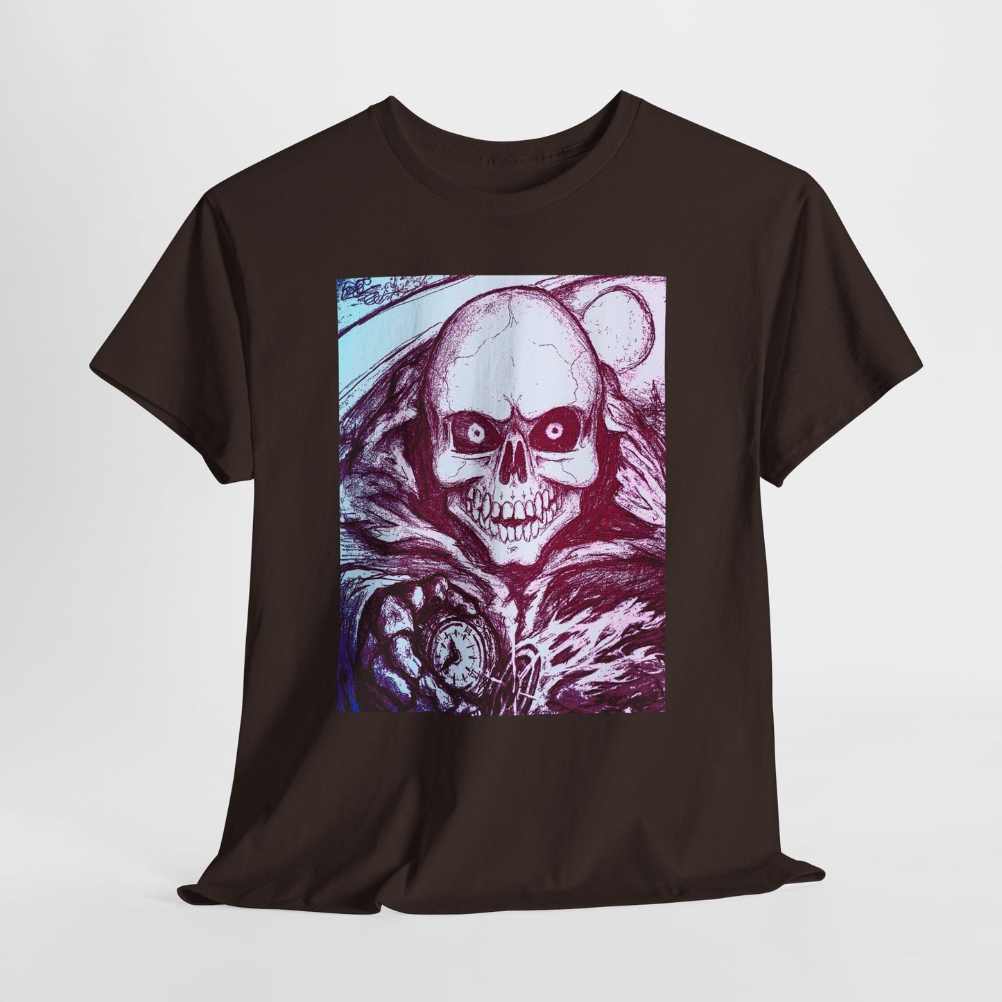 Grim Reaper Graphic Unisex Heavy Cotton Tee