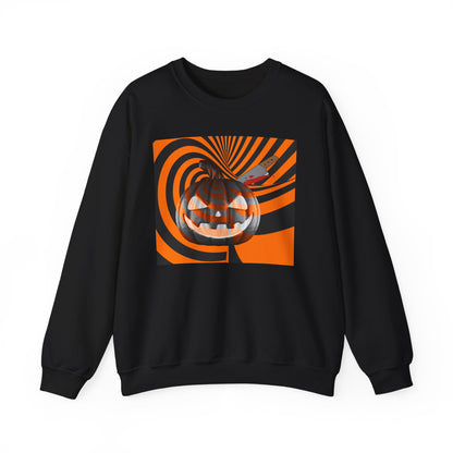 Halloween Pumpkin Crewneck Sweatshirt