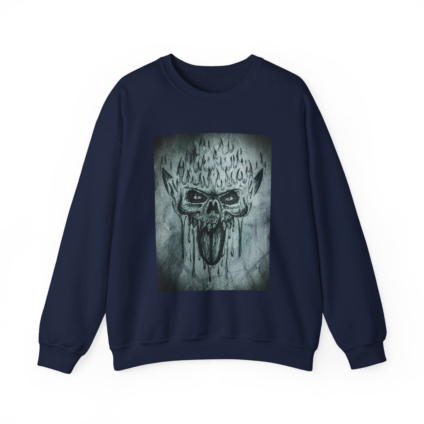 Skull Crewneck Sweatshirt
