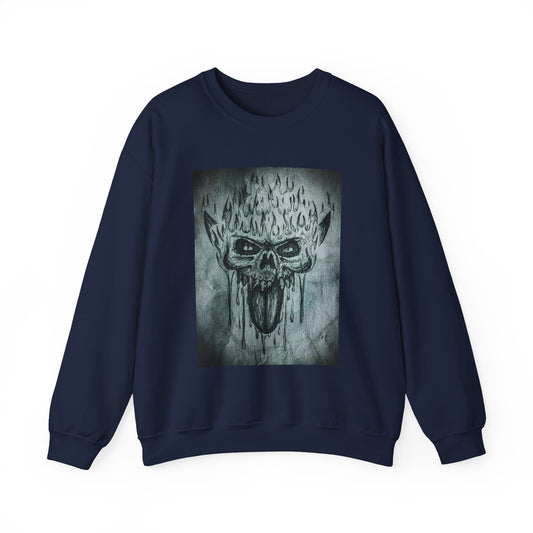 Skull Crewneck Sweatshirt