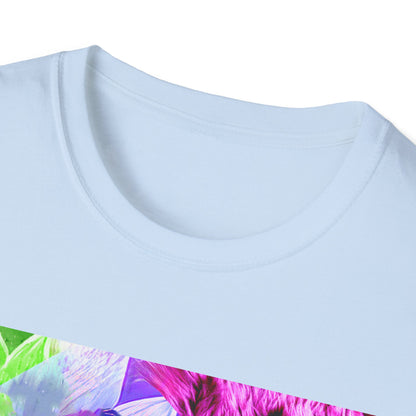 Colorful Moonlit Distorted Vibes Unisex T-Shirt, Graphic Tee, Casual Wear, Summer Fashion, Trendy Gift for Friends