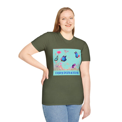 Easily distracted by Butterfly T-Shirt