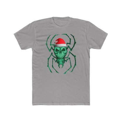 Skull Spider Tee — Festive Santa Hat Christmas Tee