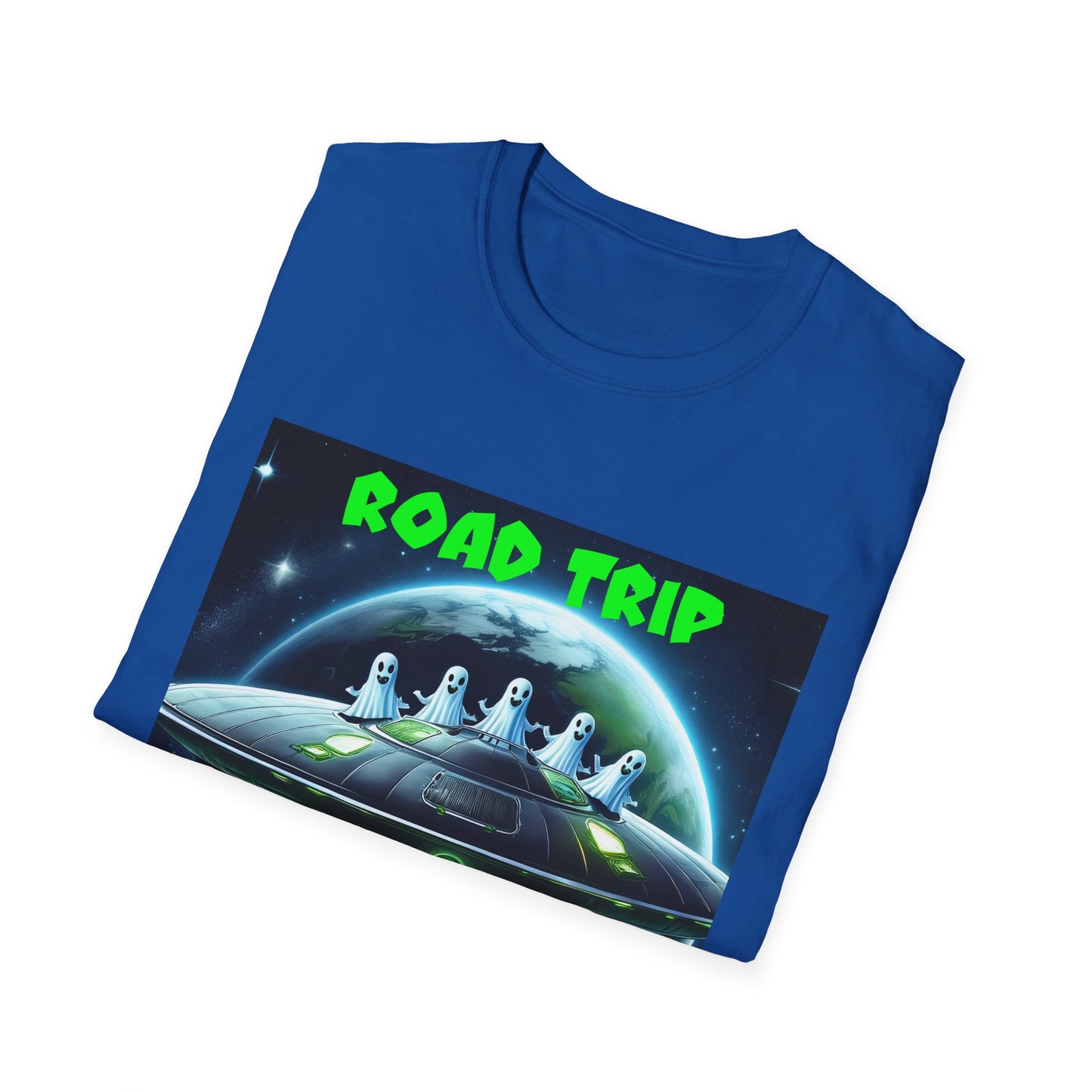 Retro Road Trip Alien T-Shirt | Unisex Graphic Tee, Space Adventure Shirt, Gift for Travelers, Cool Summer Tee, Road Trip Essentials