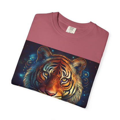 Chic Chinese Zodiac Tiger T-Shirt, Unisex Graphic Tee, Astrology Apparel, Zodiac Fashion, Year of the Tiger Shirt