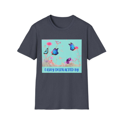 Easily distracted by Butterfly T-Shirt