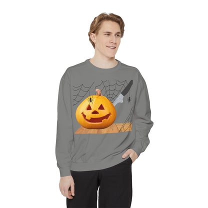 Spooky Pumpkin Sweatshirt, Halloween Apparel, Fall Fashion, Cozy Unisex Crewneck, Pumpkin Decor, Family Friendly Halloween