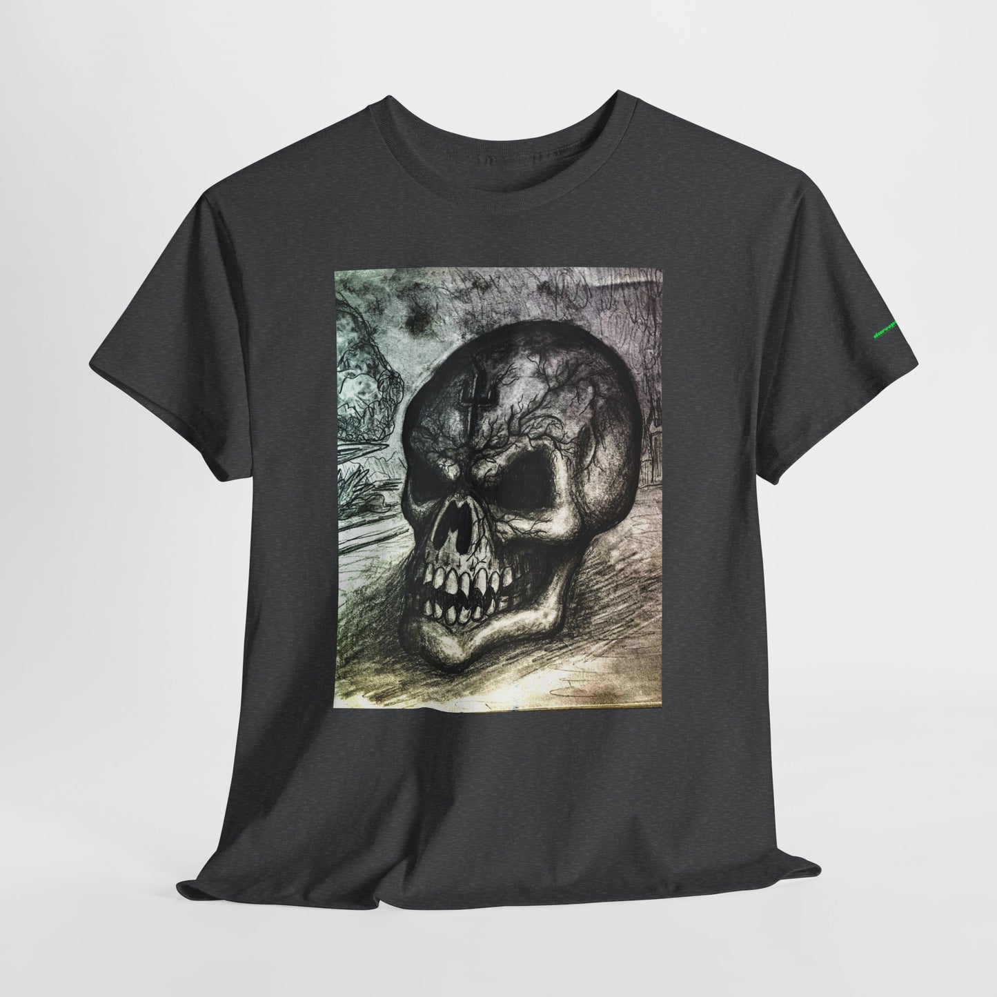 Skull Graphic Unisex Heavy Cotton Tee